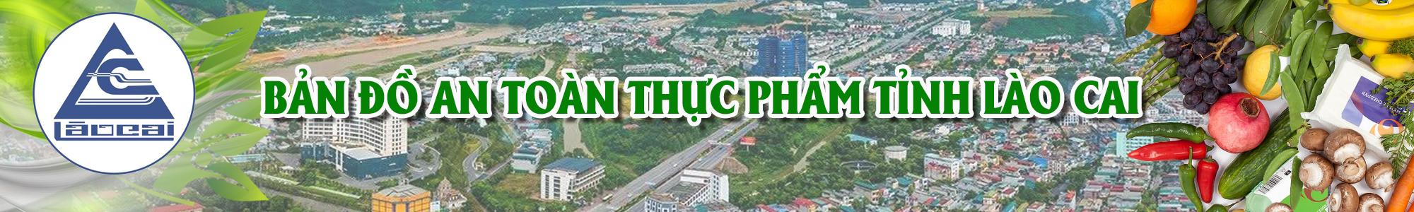 BẢN ĐỒ AN TOÀN THỰC PHẨM TỈNH LÀO CAI